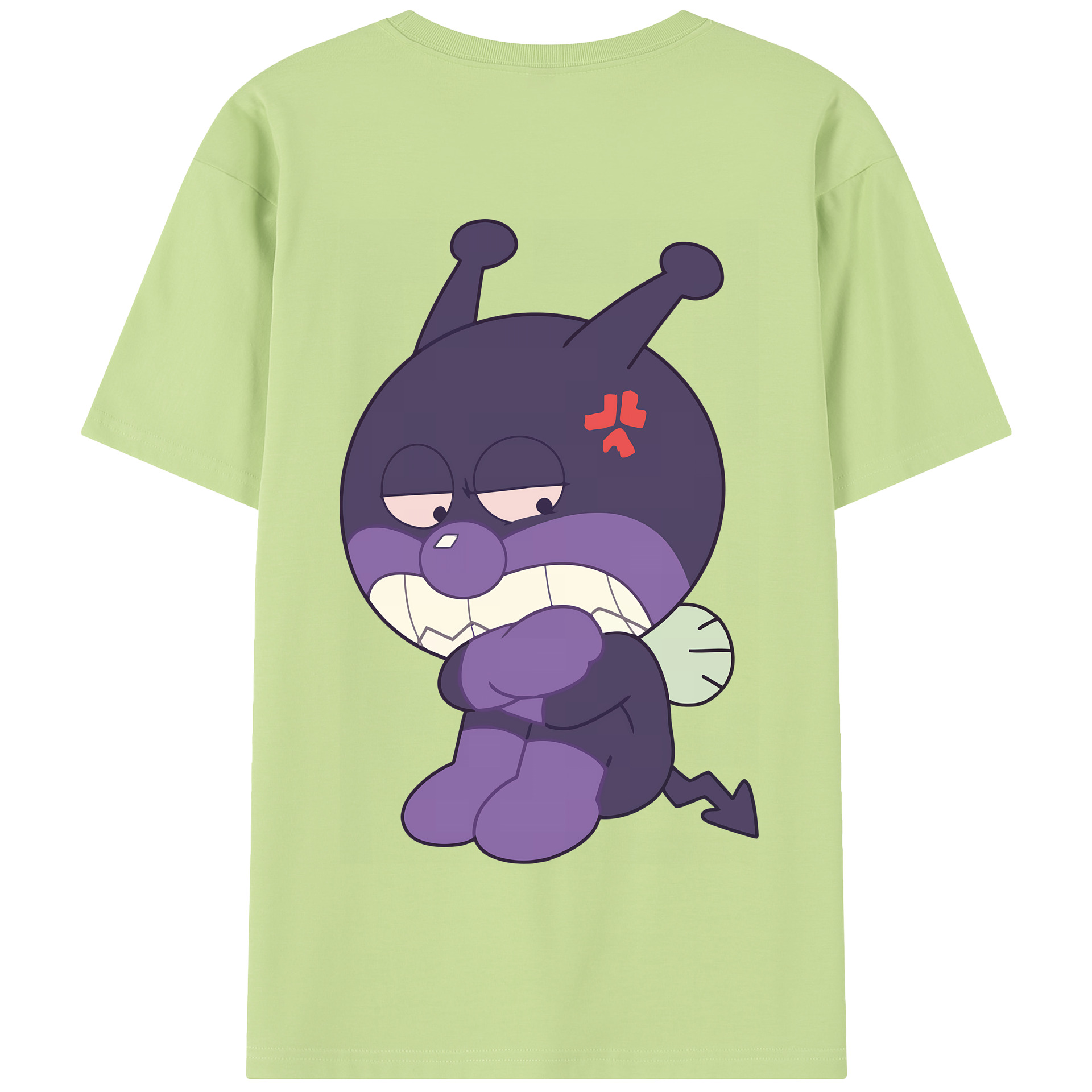 （画像用） アンパンマン Anpanman 綿100％半袖Tシャツ（背面プリント）